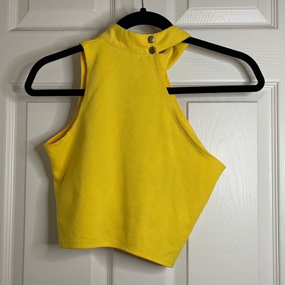 Nicki Minaj asymmetrical crop top